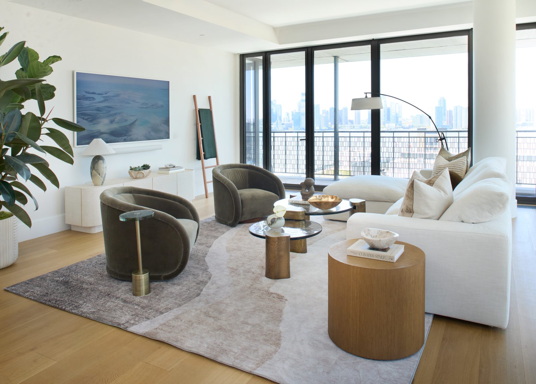 Living room panorama